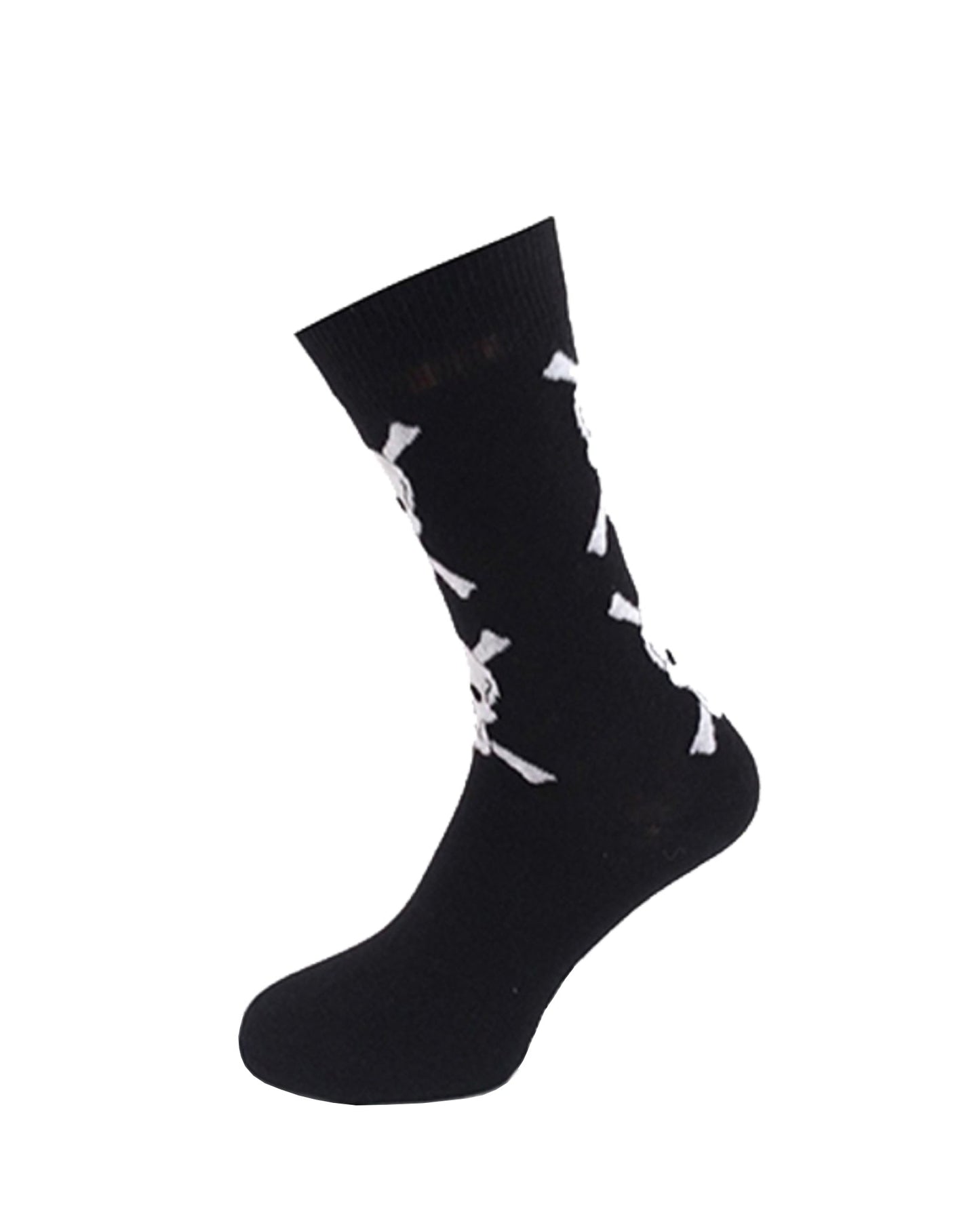 Socks Skull & Crossbones Black White