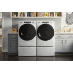 Whirlpool 5.0 cu ft High-Efficiency White Front Load Washing Machine with Load & Go(TM) XL Dispenser