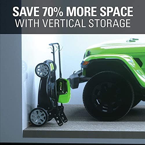 Greenworks Pro 80V 21-Inch Brushless Self-Propelled Lawn Mower, 4Ah Battery Included MO80L410