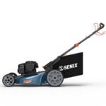 SENIX Self-Propelled Gas Lawn Mower, 22in Cutting Blade / 23in Cutting Deck, 150 cc 4-Cycle Made in Briggs & Stratton Engine , 3-In-1, 6-Position Adjustment, 11in Rear Wheels, LSSG-H3