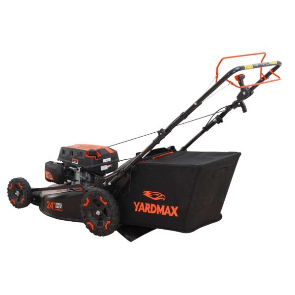24 in. 201 cc SELECT PACE 6 Speed CVT High Wheel RWD 3-in-1 Gas Walk Behind Self Propelled Lawn Mower W/ Recoil Start