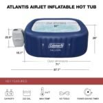 Coleman SaluSpa Atlantis AirJet Inflatable Hot Tub w/ Pump #P09144