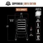 Pit Boss 1300 Connected Pellet Smoker Copperhead - Onyx Edition with Wi-Fi®
