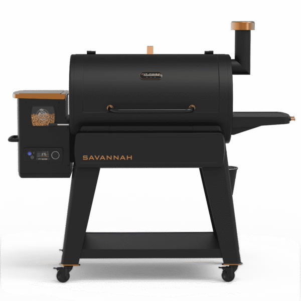 Pit Boss Pellet Smoker, Savannah 1500 Square Inch Wood Fired Pellet Grill, Onyx Series