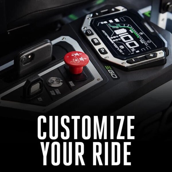 EGO Power ZT4204L 42-Inch 56-Volt Lithiuma-ion Cordless Z6 Zero Turn Riding Mower with (4) 10.0Ah Batteries and Charger Included