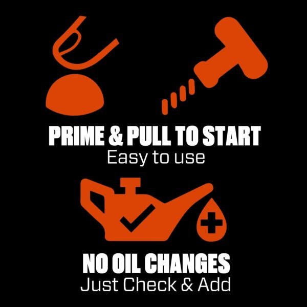 SENIX Self-Propelled Gas Lawn Mower, 22in Cutting Blade / 23in Cutting Deck, 150 cc 4-Cycle Made in Briggs & Stratton Engine , 3-In-1, 6-Position Adjustment, 11in Rear Wheels, LSSG-H3