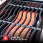 Nexgrill Deluxe 6-Burner Propane Gas Grill with Ceramic Searing Side Burner, Rotisserie Kit, 60,000 BTUs Output, and Stainless Steel Control Panel, BBQ Grill Perfect for Outdoor Gatherings 720-0896B