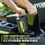 RYOBI 80V HP Brushless 42 in. Battery Electric Cordless Zero Turn Riding Mower Batteries and Charger 80V Batteries 40V