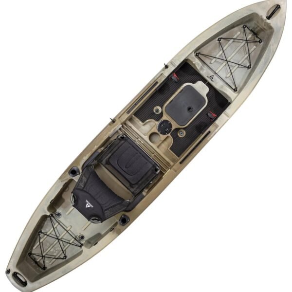 Ascend 12T Sit-On-Top Kayak – Stable & Spacious Fishing and Recreation Kayak