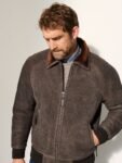 Cyrus Sheepskin Bomber Jacket