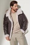 Classic Sheepskin B-3 Bomber Jacket