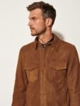 Noah Suede Leather Shirt Jacket