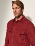 Noah Suede Leather Shirt Jacket
