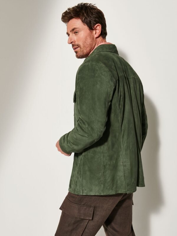 Noah Suede Leather Shirt Jacket