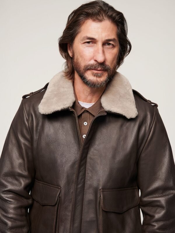 Curtis Leather A-2 Bomber Jacket