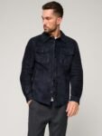 Evan Suede Leather Shirt Jacket