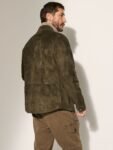 Evan Suede Leather Shirt Jacket