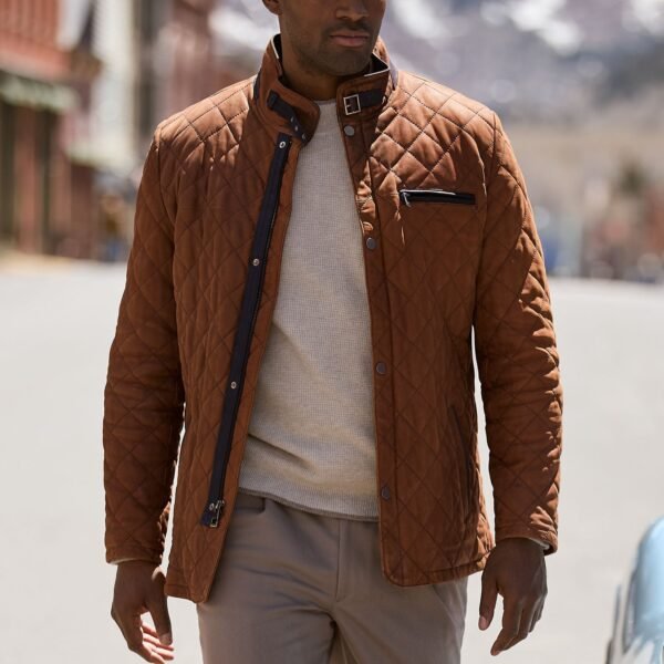 Christopher Quilted Leather Jacket