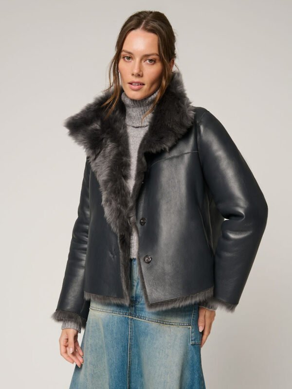 Kylie Reversible Sheepskin Jacket