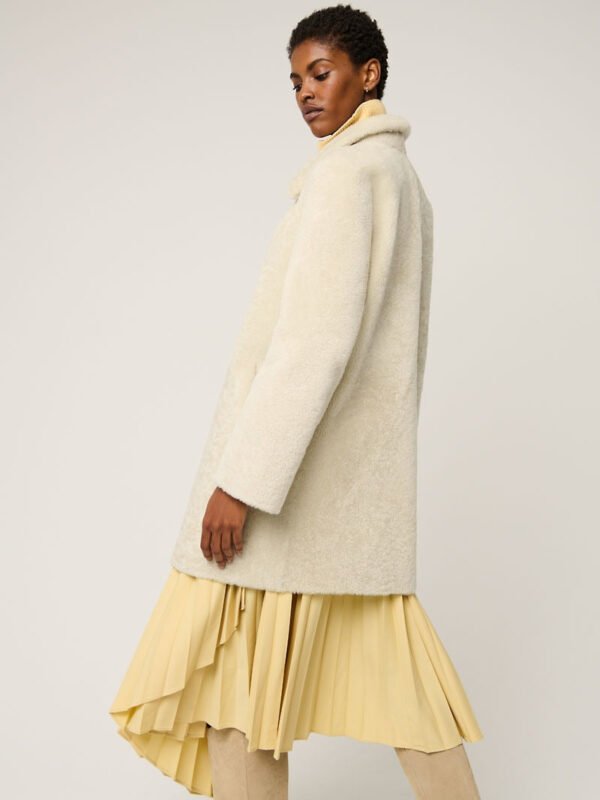 Carmen Reversible Curly Sheepskin Coat
