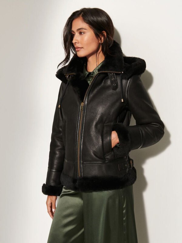 Jane Sheepskin B-3 Bomber Jacket
