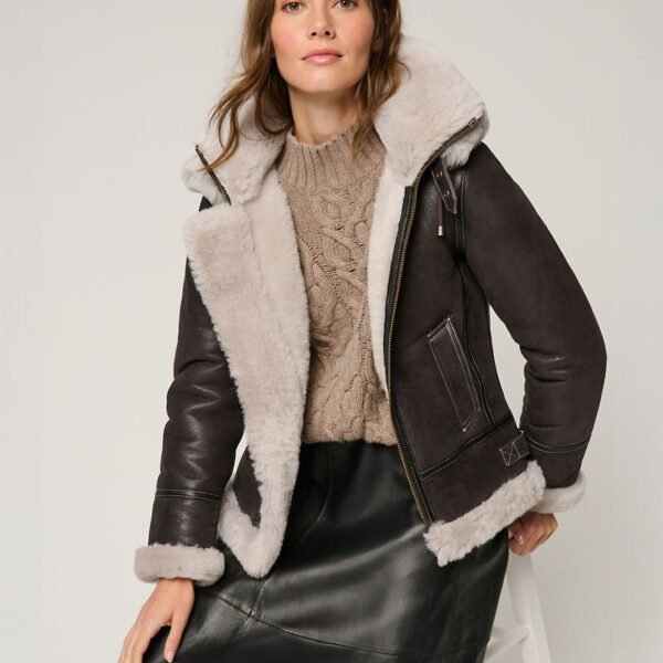 Jane Sheepskin B-3 Bomber Jacket