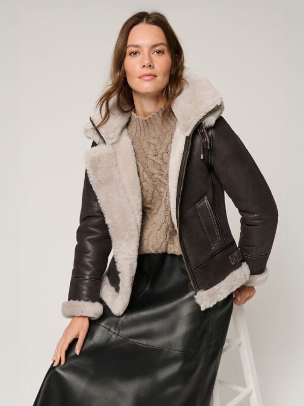 Jane Sheepskin B-3 Bomber Jacket