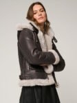 Jane Sheepskin B-3 Bomber Jacket