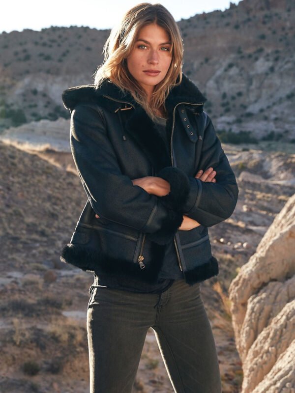 Jane Sheepskin B-3 Bomber Jacket