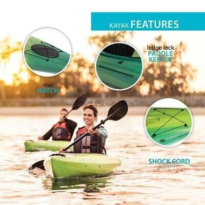 Emotion Tide 103 Sit-Inside Kayak (Paddle Included)