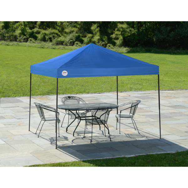 Shade Tech ST144 Straight Leg Pop-Up Canopy, 12 ft. x 12 ft. Blue
