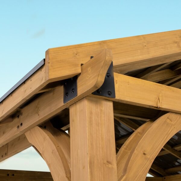 12x10 Arlington Gazebo with Electric - Lt Brown