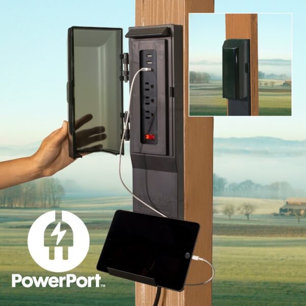 12x10 Arlington Gazebo with Electric - Lt Brown