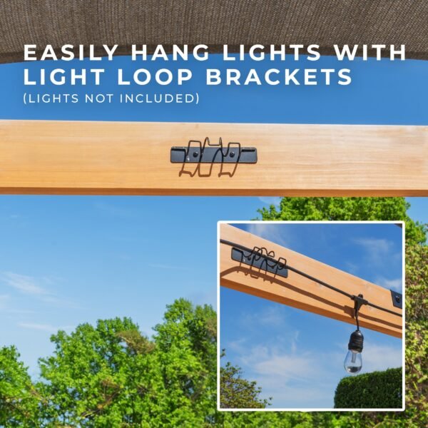 12x10 Brendan Sail Shade Pergola