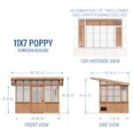 11x7 Poppy Greenhouse