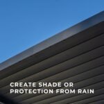 14x10 Evanston Wall Mounted Louvered Pergola