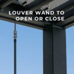 14x10 Evanston Wall Mounted Louvered Pergola