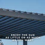 12x10 Evanston Wall Mounted Louvered Pergola