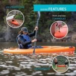 Lifetime Pacer 80 Sit-Inside Kayak (Paddle Included)