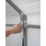 AccelaFrame™ Garage, 12 ft. x 10 ft. x 9 ft. Standard PE 9 oz. Green