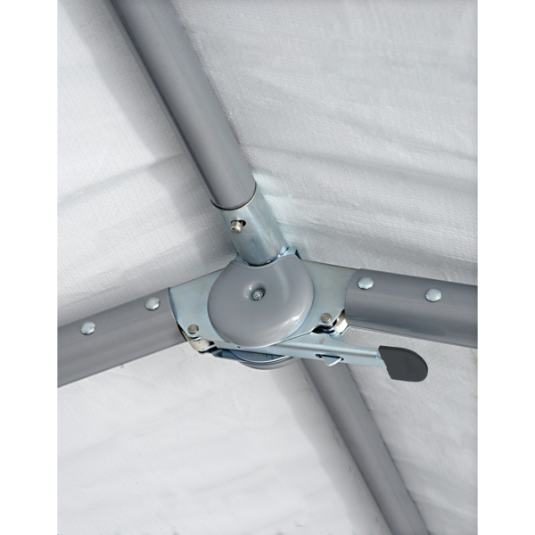 AccelaFrame™ Garage, 12 ft. x 10 ft. x 9 ft. Standard PE 9 oz. Green