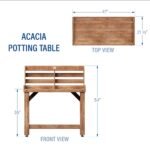 Potting Table/Bench/Serving Bar - Acacia Wood
