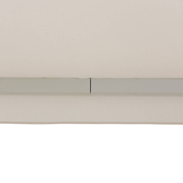 SUNJOY 10x10 White Steel Flat Top Gazebo with Ceiling Hook