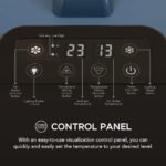 SUNJOY IceCove Portable Air Conditioner with Power Bank and Solar Panel for Outdoor Tents and Indoors - Blue