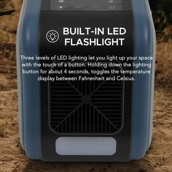 SUNJOY IceCove Portable Air Conditioner with 2 Power Bank for Outdoor Tents and Indoors - Blue