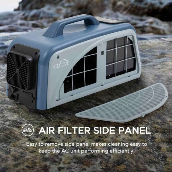 SUNJOY IceCove Portable Air Conditioner with 2 Power Bank for Outdoor Tents and Indoors - Blue