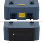 SUNJOY IceCove Portable Air Conditioner with Power Bank and Solar Panel for Outdoor Tents and Indoors - Blue