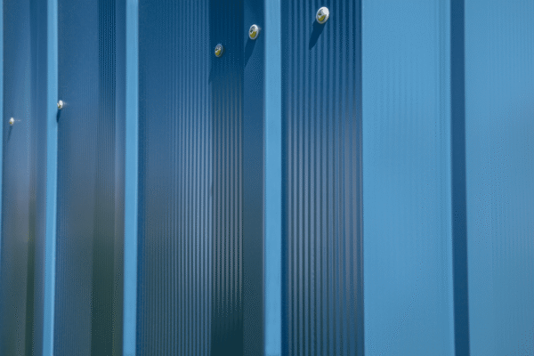 Arrow Classic Steel Storage Shed, 8x7, Blue Grey