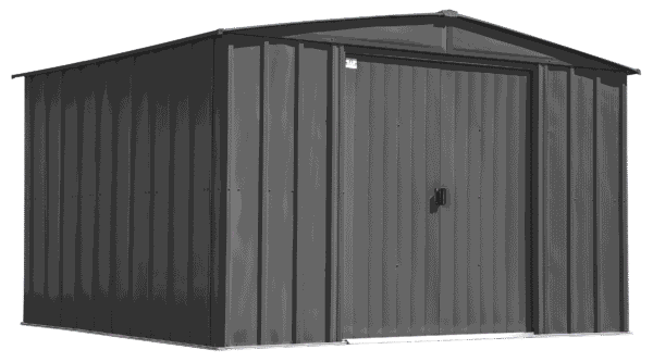 Arrow Classic Steel Storage Shed, 6 ft. x 4 ft., Blue Grey