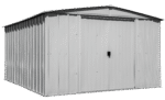 Arrow Classic Steel Storage Shed, 10 ft. x 4 ft., Blue Grey